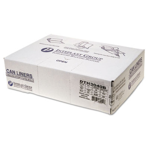Inteplast Group Draw-Tuff Institutional Draw-Tape Can Liners  30 gal  1 mil  30 5  x 40   Blue  200 Carton (IBS DTH3040B)