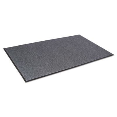 Crown Needle Rib Wipe and Scrape Mat  Polypropylene  36 x 60  Gray (CRO NR35 CHA)