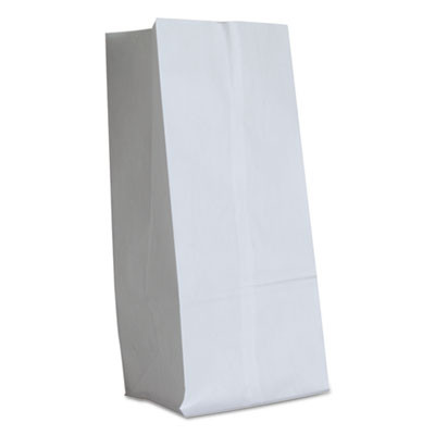 General Grocery Paper Bags  40 lbs Capacity   16  7 75 w x 4 81 d x 16 h  White  500 Bags (BAG GW16-500)