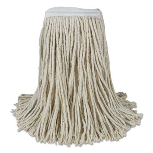 Boardwalk Mop Head  Cotton  Cut-End  White  4-Ply  32oz  12 Carton (BWK CM20032)
