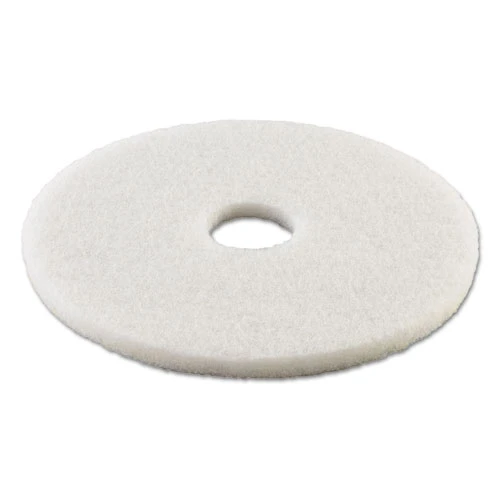 Boardwalk Polishing Floor Pads  13  Diameter  White  5 Carton (PAD 4013 WHI)
