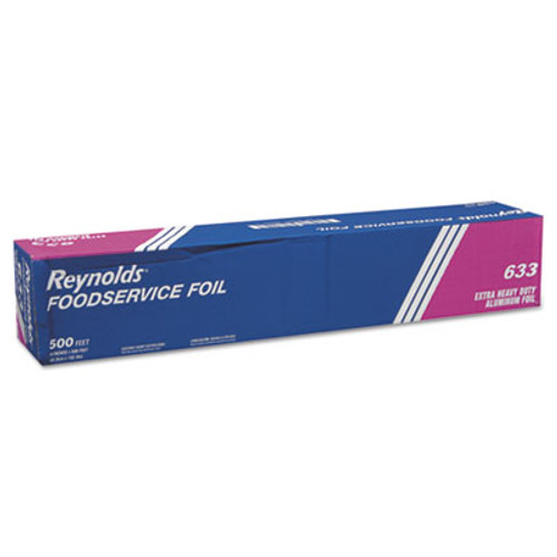 Reynolds Wrap Extra Heavy-Duty Aluminum Foil Roll  24  x 500 ft  Silver (REY 633)