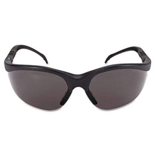 MCR Safety Klondike Safety Glasses  Matte Black Frame  Gray Lens (CWS KD112)