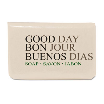 Good Day Amenity Bar Soap  Pleasant Scent    3 4  1 000 per carton (GTP 390075)