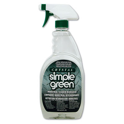 Simple Green Crystal Industrial Cleaner Degreaser  24 oz Bottle  12 Carton (SMP 19024)
