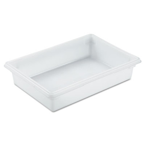 Rubbermaid Commercial Food Tote Boxes  8 5gal  26w x 18d x 6h  White (RCP 3508 WHI)