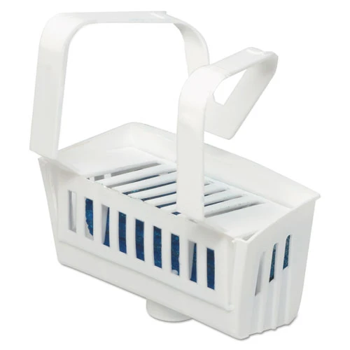 Big D Industries Non-Para Toilet Bowl Block  Lasts 30 Days  White  Evergreen Fragrance  12 Box (BGD 661)