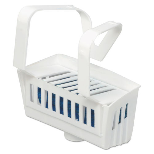 Big D Industries Non-Para Toilet Bowl Block  Lasts 30 Days  White  Evergreen Fragrance  12 Box (BGD 661)