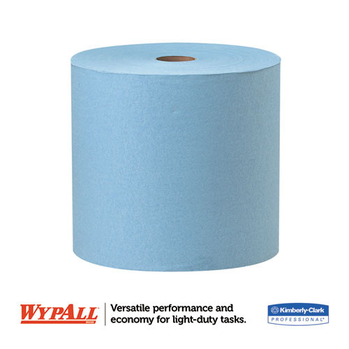 WypAll X60 Cloths  Jumbo Roll  12 1 2 x 13 2 5  Blue  1100 Roll (KCC 34965)