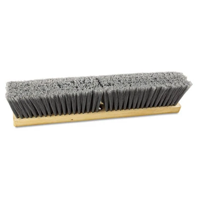 Boardwalk Floor Brush Head  18  Wide  Flagged Polypropylene Bristles (BWK 20418)