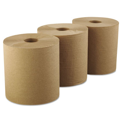 Morcon Tissue Morsoft Universal Roll Towels  8  x 800 ft  Brown  6 Rolls Carton (MOR R6800)