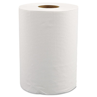 Morcon Tissue Morsoft Universal Roll Towels  8  x 350 ft  White  12 Rolls Carton (MOR W12350)