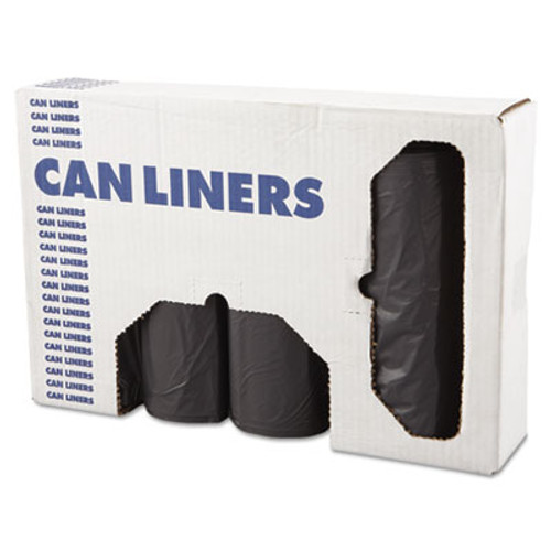 Boardwalk Low-Density Waste Can Liners  56 gal  1 1 mil  43  x 47   Gray  100 Carton (BWK 4347SEH)