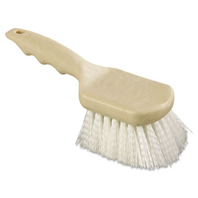 Boardwalk Utility Brush  Nylon Fill  9  Long  Tan Handle (BWK 4408)