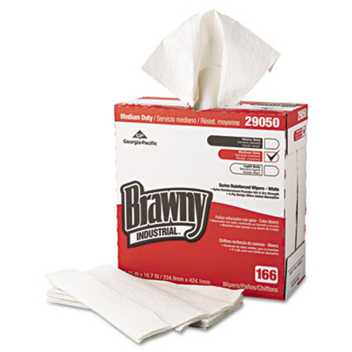 Georgia Pacific Professional Scrim Reinforced Wipers  9 1 4 x 16 11 16  166 Box  5 Boxes Carton (GPC2905003)