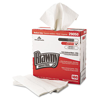 Georgia Pacific Professional Scrim Reinforced Wipers  9 1 4 x 16 11 16  166 Box  5 Boxes Carton (GPC2905003)