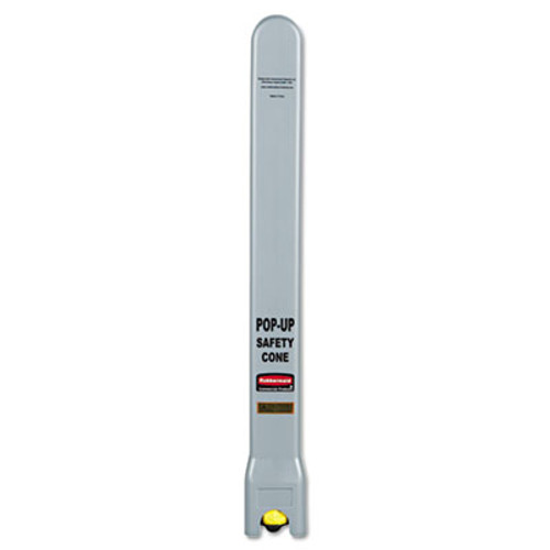 Rubbermaid Commercial Multilingual  Caution  Pop-Up Safety Cone  3-Sided  Fabric  21 x 21 x 20  Yellow (RCP 9S00 YEL)