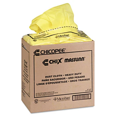 Chix Masslinn Dust Cloths  24 x 24  Yellow  150 Carton (CHI 8673)