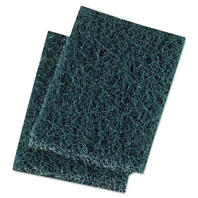 Boardwalk Extra Heavy-Duty Scour Pad  3 1 2 x 5  Blue Gray  20 Carton (PAD 188)