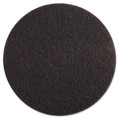Boardwalk High Performance Stripping Floor Pads  20  Diameter  Grayish Black  5 Carton (PAD 4020 HIP)