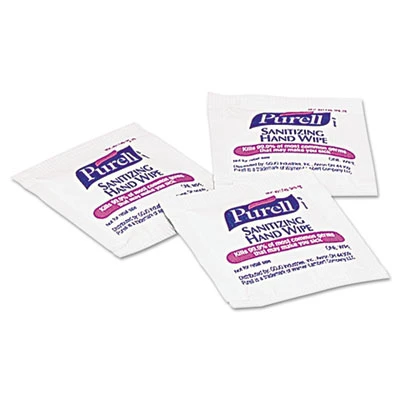 PURELL Premoistened Sanitizing Hand Wipes  Individually Wrapped  5 x 7  1000 Carton (GOJ90211M)