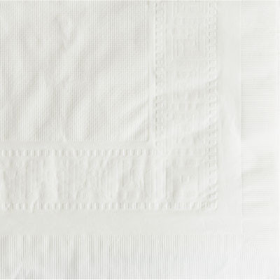Hoffmaster Cellutex Tablecover  Tissue Poly Lined  54 in x 108   White  25 Carton (HFM 210130)