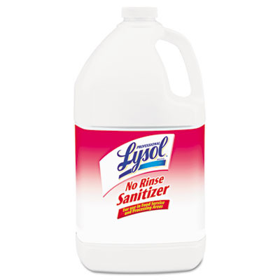 Professional LYSOL Brand No Rinse Sanitizer Concentrate  1 gal Bottle  4 Carton (REC 74389)