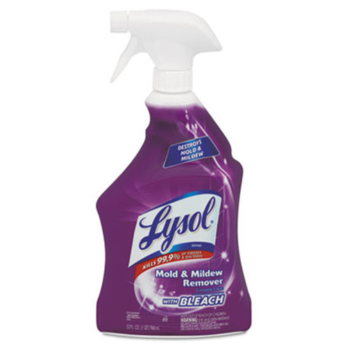 LYSOL Brand Mold and Mildew Remover with Bleach  32 oz Spray Bottle  12 Carton (REC 78915)