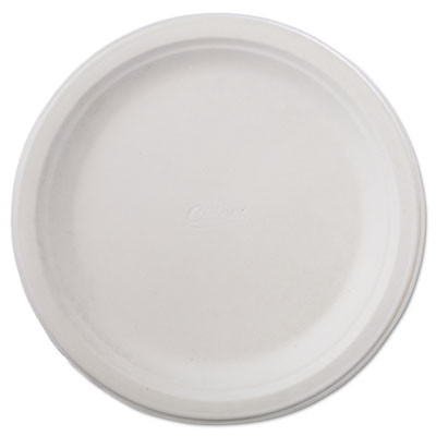 Chinet Classic Paper Dinnerware  Plate  9 3 4  dia  White  125 Pack  4 Packs Carton (HUH VAPOR)