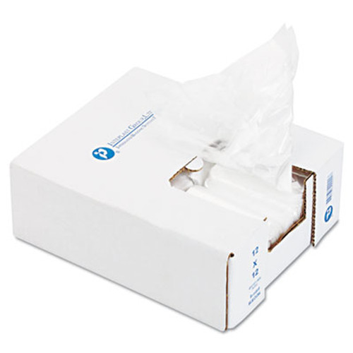 Inteplast Group Ice Bucket Liner Bags  3 qt  0 5 mil  6  x 12   Clear  1 000 Carton (IBS BL060612)