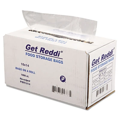 Inteplast Group Food Bags  0 75 mil  10  x 14   Clear  1 000 Carton (IBS PBR1014)