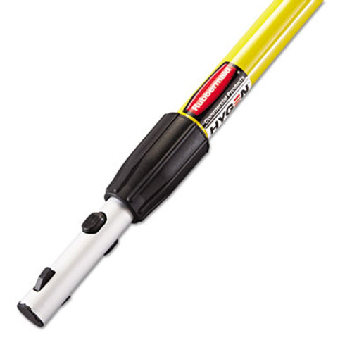 Rubbermaid Commercial HYGEN HYGEN Quick-Connect Extension Handle  48-72   Yellow Black (RCP Q755)