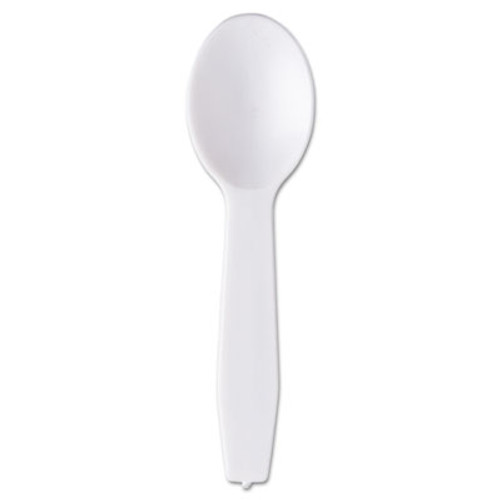 AmerCareRoyal Polystyrene Taster Spoons  White  3000 Carton (RPP RTS3000)