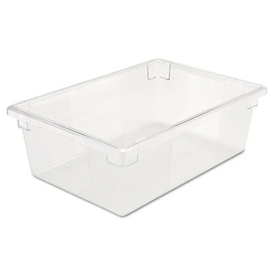 Rubbermaid Commercial Food Tote Boxes  12 1 2gal  26w x 18d x 9h  Clear (RCP 3300 CLE)