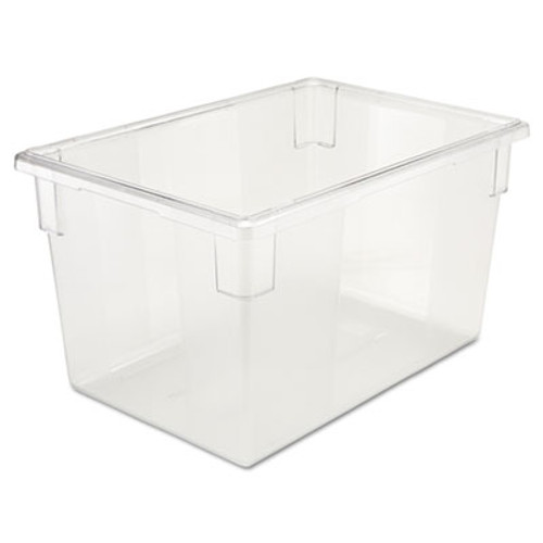 Rubbermaid Commercial Food Tote Boxes  21 1 2gal  26w x 18d x 15h  Clear (RCP 3301 CLE)