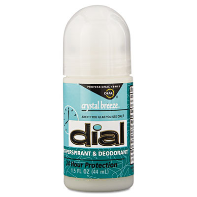Dial Anti-Perspirant Deodorant  Crystal Breeze  1 5oz  Roll-On  48 Carton (DIA 07686)