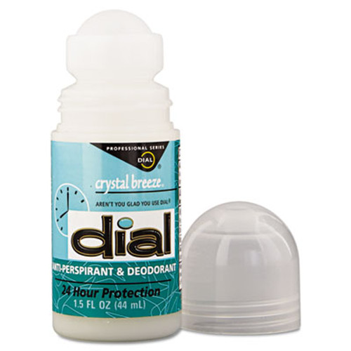 Dial Anti-Perspirant Deodorant  Crystal Breeze  1 5oz  Roll-On  48 Carton (DIA 07686)