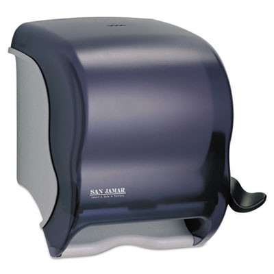 San Jamar Element Lever Roll Towel Dispenser  Classic  Black  12 1 2 x 8 1 2 x 12 3 4 (SAN T950TBK)