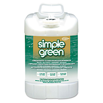 Simple Green Industrial Cleaner and Degreaser  Concentrated  5 gal  Pail (SMP 13006)