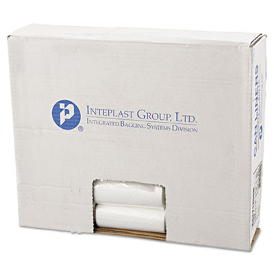 Inteplast Group High-Density Commercial Can Liners  4 gal  6 microns  17  x 18   Clear  2 000 Carton (IBS EC171806N)