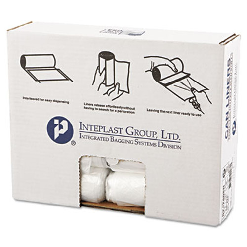 Inteplast Group High-Density Commercial Can Liners  10 gal  8 microns  24  x 24   Natural  1 000 Carton (IBS S242408N)