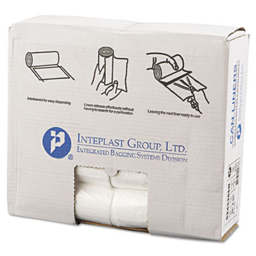 Inteplast Group High-Density Commercial Can Liners  16 gal  6 microns  24  x 33   Natural  1 000 Carton (IBS S243306N)
