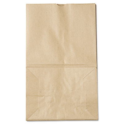 General Grocery Paper Bags  40 lbs Capacity   20 Squat  8 25 w x 5 94 d x 13 38 h  Kraft  500 Bags (BAG GK20S-500)