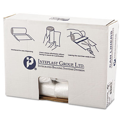 Inteplast Group High-Density Commercial Can Liners  16 gal  8 microns  24  x 33   Natural  1 000 Carton (IBS S243308N)