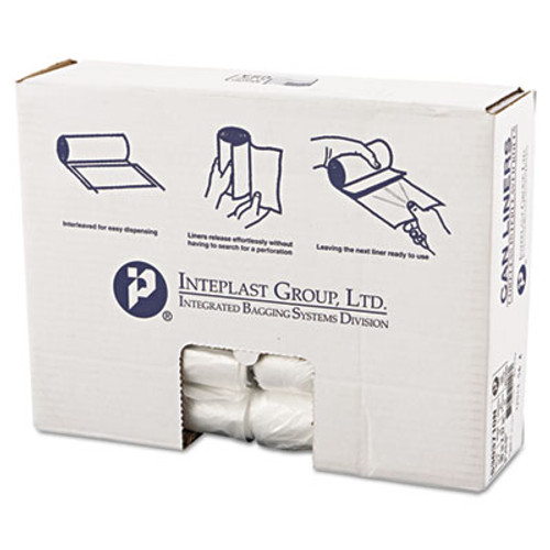 JanWise 24x32 White Garbage Can Liners, .65 Mil, 500 Case, 12-15 Gal —  Janitorial Superstore