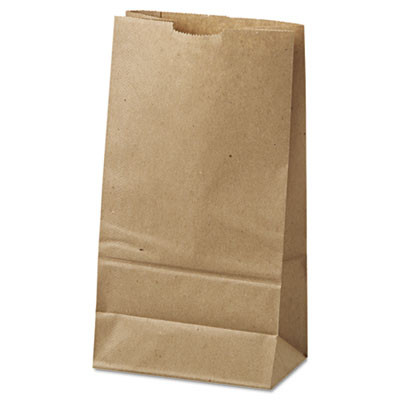 General Grocery Paper Bags  35 lbs Capacity   6  6 w x 3 63 d x 11 06 h  Kraft  500 Bags (BAG GK6-500)