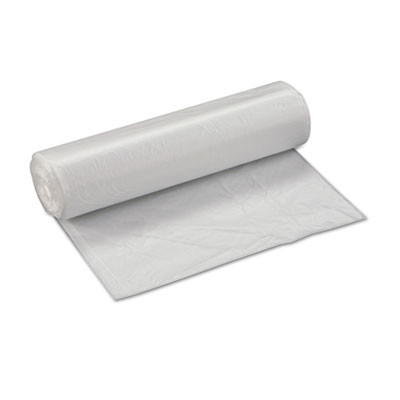 Inteplast Group High-Density Interleaved Commercial Can Liners  33 gal  11 microns  33  x 40   Clear  500 Carton (IBS S334011N)
