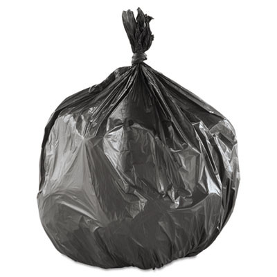 Inteplast Group High-Density Interleaved Commercial Can Liners  33 gal  16 microns  33  x 40   Black  250 Carton (IBS S334016K)