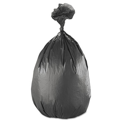 Inteplast Group High-Density Interleaved Commercial Can Liners  60 gal  17 microns  38  x 60   Black  200 Carton (IBS S386017K)