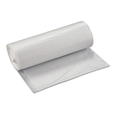 Inteplast Group High-Density Interleaved Commercial Can Liners  60 gal  17 microns  38  x 60   Clear  200 Carton (IBS S386017N)